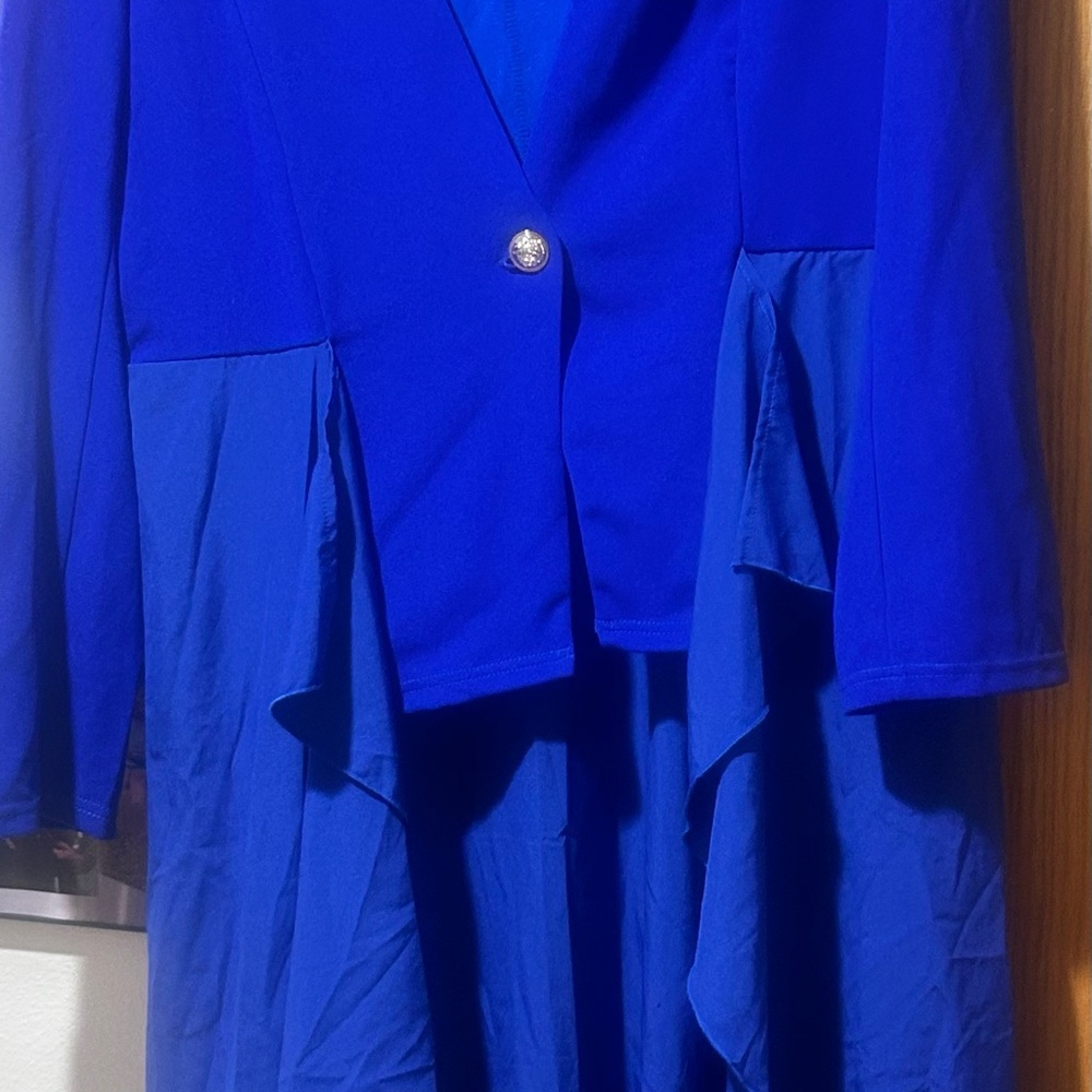 Elegant Blue Women's Jacket